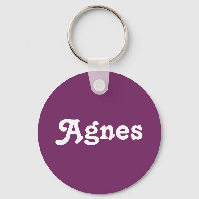Llavero Agnes de la cadena de claves (Anverso)