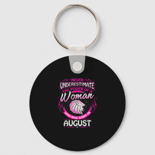 Llavero Agosto Regalo Cumpleaños Mujer Leo Zodiac Astrolog