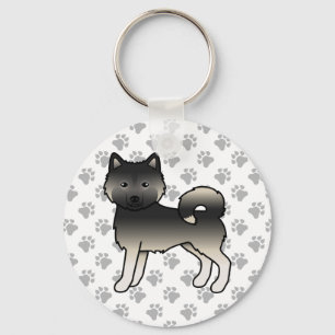 Llavero Agouti Alaskan Malamute Perro De Dibujos Animados 