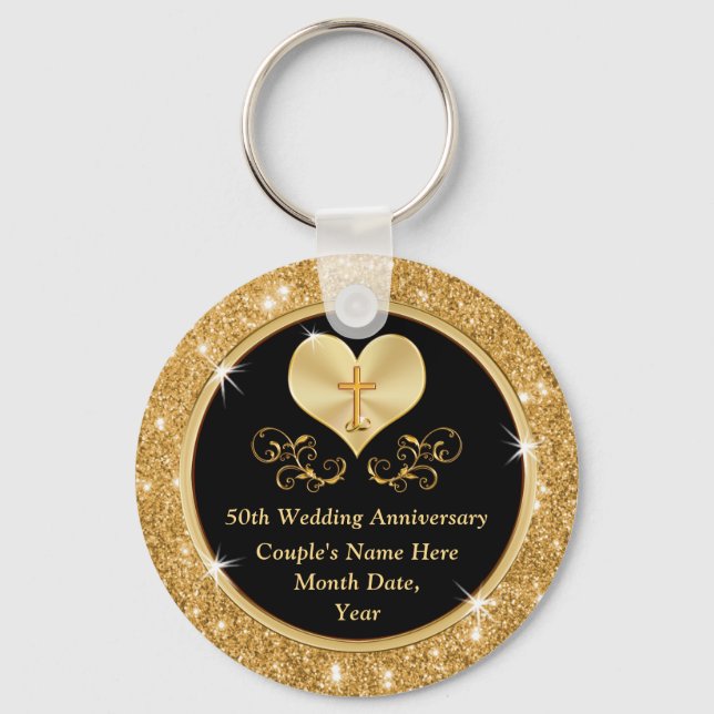 Llavero Agradables favoritos de la fiesta del 50 aniversar (Anverso)