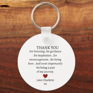 Llavero agradecimiento de amor lindo personalizado 