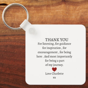 Llavero agradecimiento de amor lindo personalizado