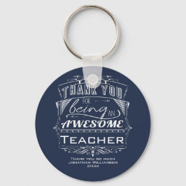 Llavero Agradecimiento del profesorado Día Gracias