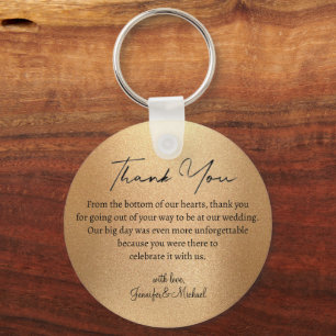 Llavero Agradecimiento personalizado para invitados de bod