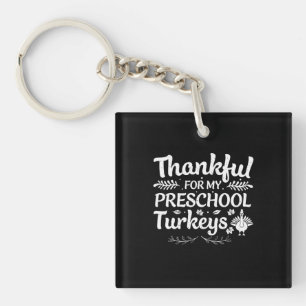 Llavero Agradecimiento por mis pavos preescolares - Profes