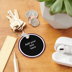 Llavero Agrega tu texto aquí - PLANTILLA