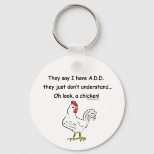 Llavero AGREGAR Humor De Pollo
