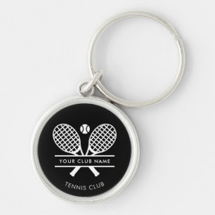 Llavero Agregar nombre del club Equipo de tenis Simple per