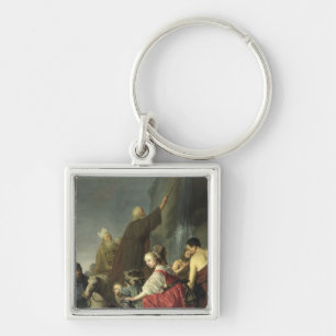 Llavero Agua llamativa de Moses de la roca