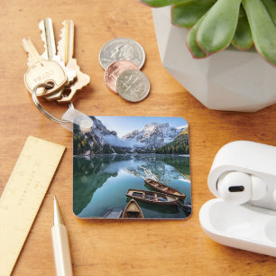 Llavero Agua Pragser Wildsee Dolomitas Italia