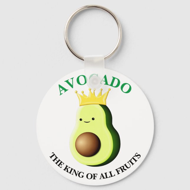 Llavero Aguacate Verde El Rey De Todas Las Frutas (Anverso)