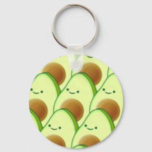 Llavero Aguacate verde lindo por todo el dibujo