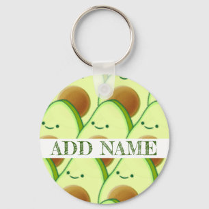Llavero Aguacate verde lindo por todo el nombre personaliz