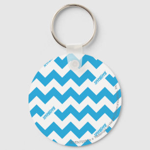 Llavero Aguamarina del zigzag