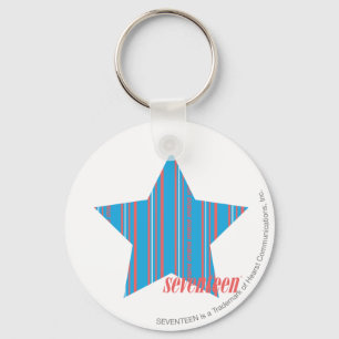 Llavero Aguamarina fina 2 de las rayas