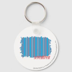 Llavero Aguamarina fina 4 de las rayas