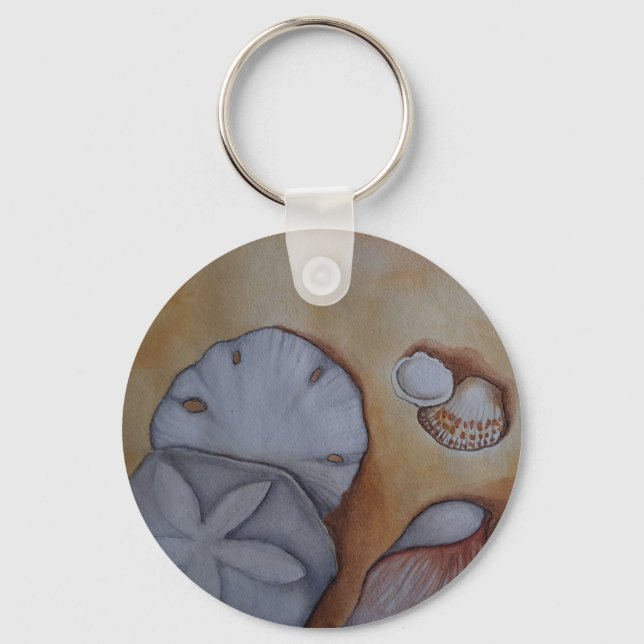 Llavero Aguas marinas en la costa (Anverso)