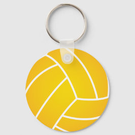 Llavero Aguas Polo Ball Keychain Amarillo