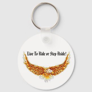 Llavero ¡Aguila alada, vive para ir o sal!