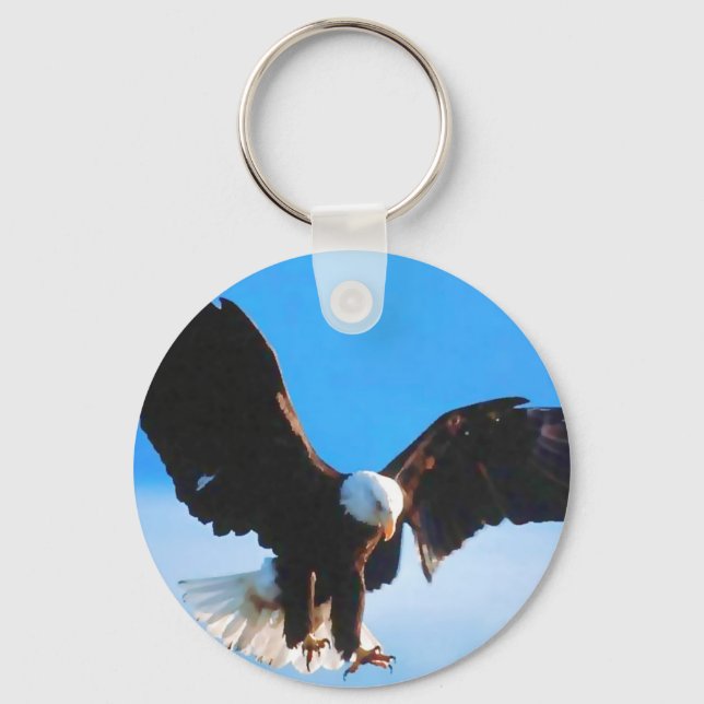 Llavero Águila americana calva (Anverso)