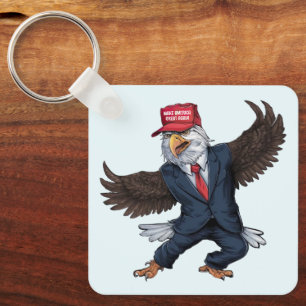 Llavero Águila Americana Divertida 