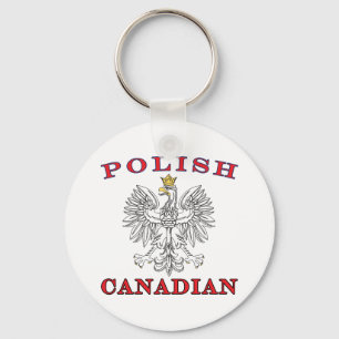 Llavero Águila blanca canadiense polaca