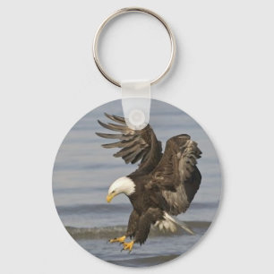 Llavero águila calva