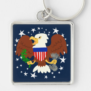 Llavero Águila calva americana