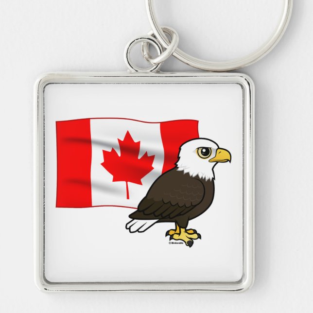 Llavero Águila calva canadiense (Frente)
