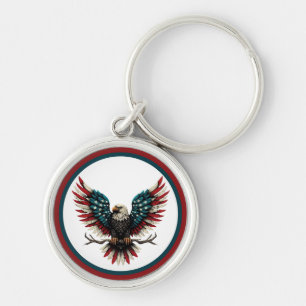 Llavero Águila calva norteamericana/estadounidense patriót
