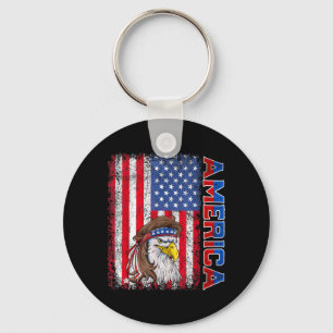 Llavero Águila de la bandera americana 4 de julio día de l