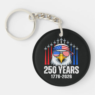 Llavero Águila Patriótica de EE. UU. 250 Aniversario 250º 