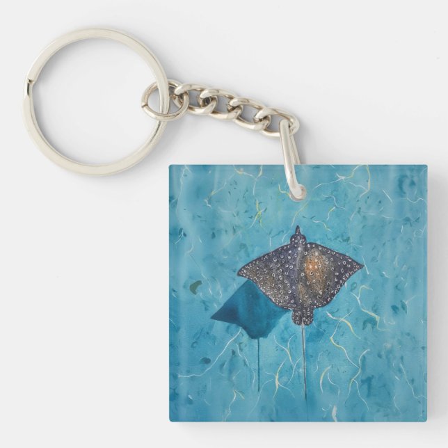 Llavero Águila vista Stingray - Océano (Frente)