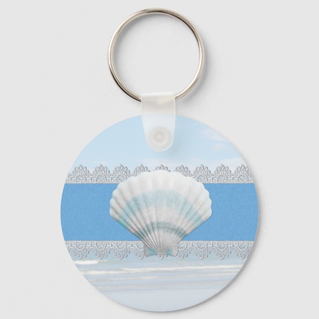 Llavero Aguja De Marea Azul Y Lazo (Anverso)