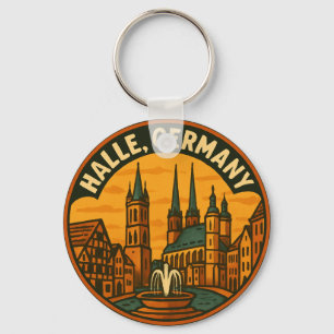 Llavero Agujas de la ciudad de Halle Alemania