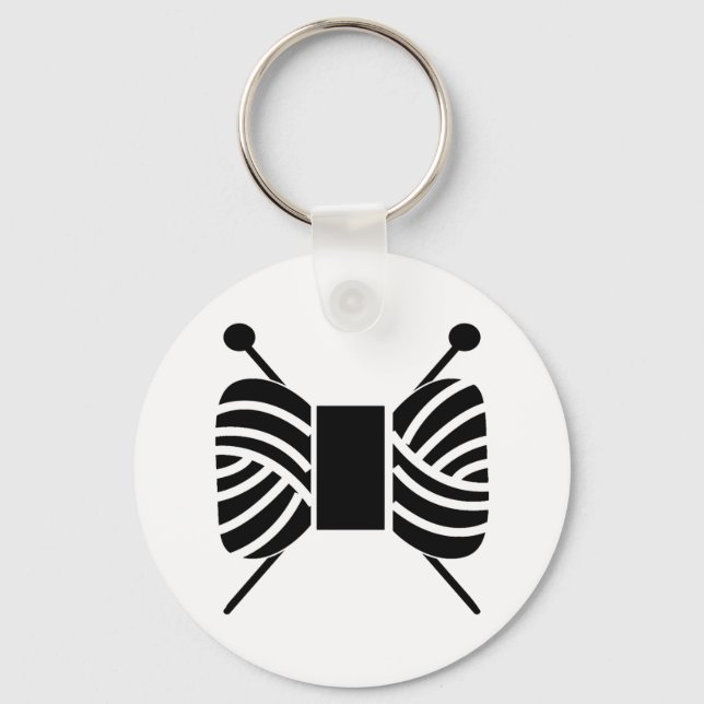 Llavero Agujas de punto Yarn Skein & Crafts (Anverso)