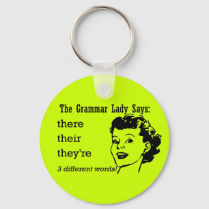 Llavero Ahí, su, ellos son Keychain