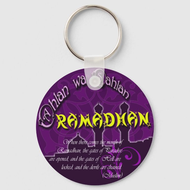 Llavero Ahlan Wa Sahlan Ramadhan (Anverso)