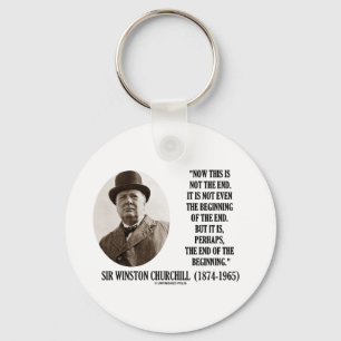 Llavero Ahora éste no es el extremo (la cita de Winston