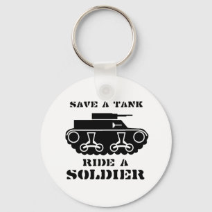 LLAVERO AHORRA UN TANQUE. CORRER UN SOLDADO.