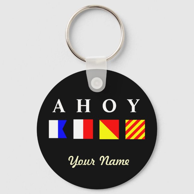 Llavero Ahoy Keychain personalizado (Anverso)