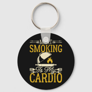 Llavero Ahumar Carne A La Parrilla Es Mi Cardio Parrillada