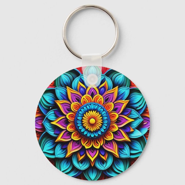 Llavero Ai abstract artwork keychain (Anverso)