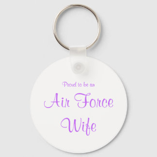 Llavero Air Force Wife keychain (lavender)