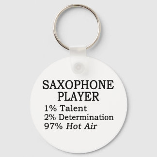 Llavero Aire caliente del jugador saxofón