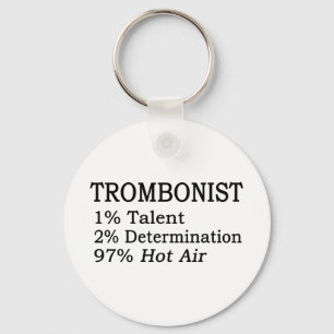 Llavero Aire caliente trombonista