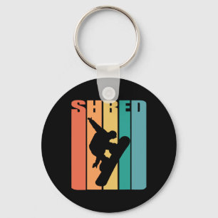 Llavero Aire de Snowboard de la camiseta de snowboard de e