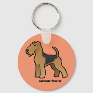 Llavero airedale terrier