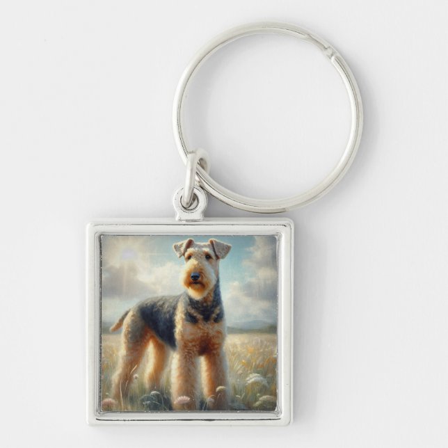 Llavero Airedale Terrier (Frente)