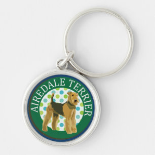 Llavero Airedale terrier